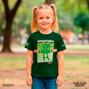 Camiseta Infantil LUCI LUCI A TURMA - AVENTURA (LUCS)