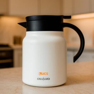 Jarra Térmica Multiuso cor Branca 1 Litro Chá/Café (LUCS)